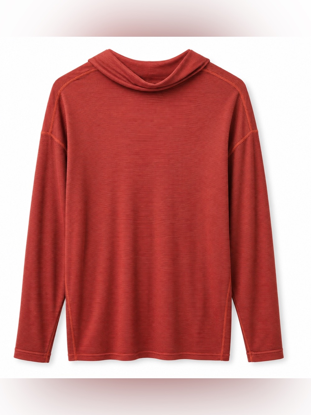 Patagonia Men’s Large Capilene 1/4 Zip Long Sleeve Red Base Layer Pullover USA - Picture 2 of 5